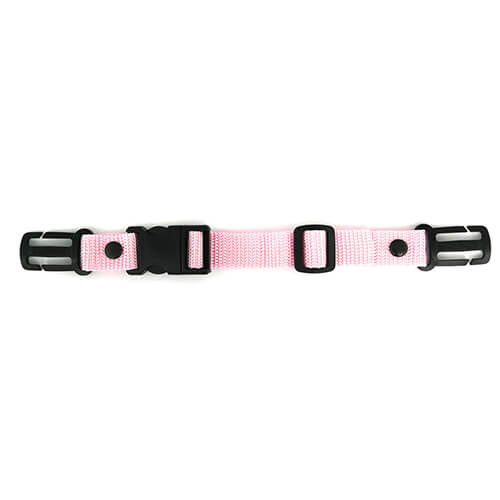 GURTIES® Brustgurt No.2  mit Schieberbefestigung für Rucksack rosa